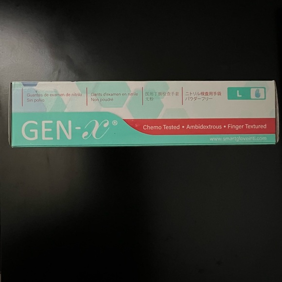 Other Genx Nitrile Examination Glove Powder Free Finger Textured Medium 10 Gloves Poshmark
